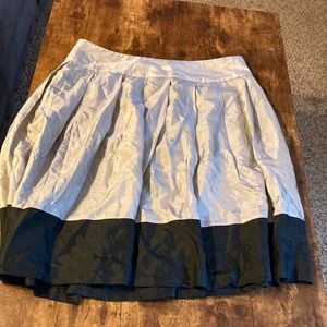 Express 100% silk pleated skirt size 12